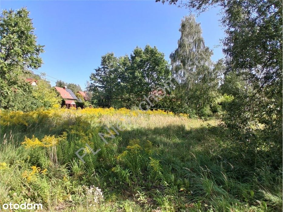 Działka z warunkami zabudowy, północny Milanówek