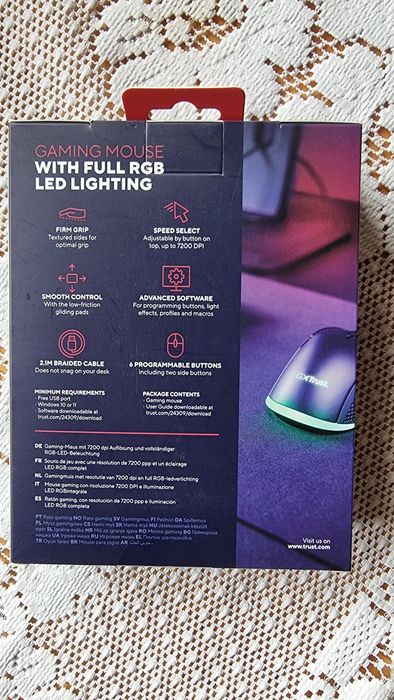 gamingowa GXTust 7200 dpi Nowa