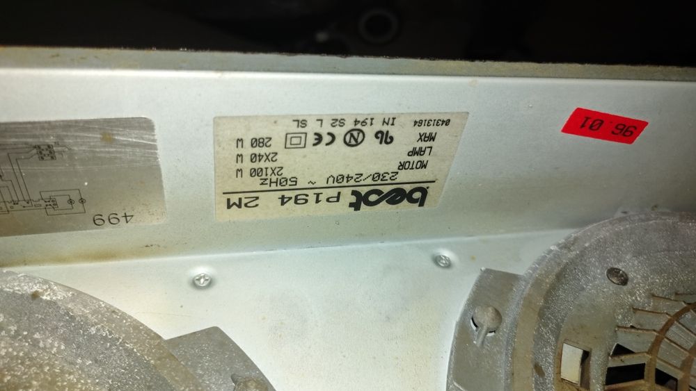 Extrator de encastrar