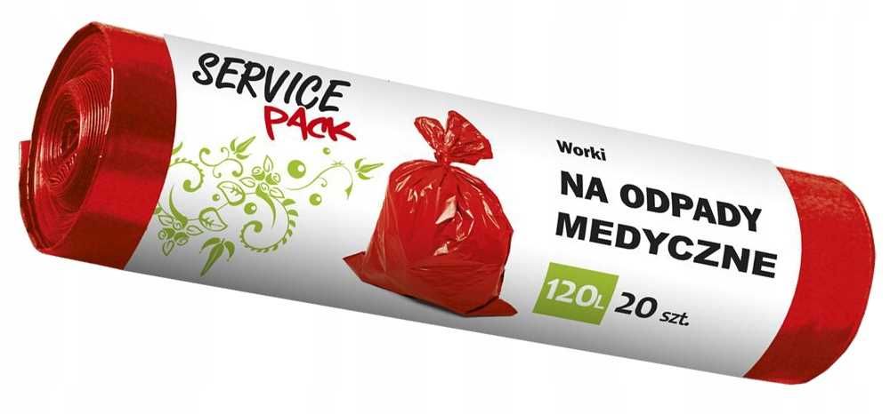 Sp worki na odpady medyczne ldpe 120l 20szt