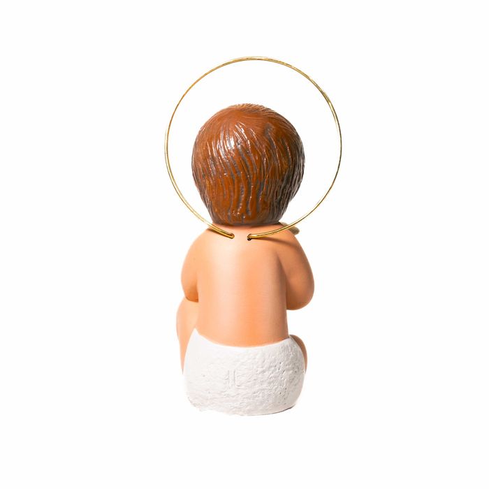 Menino Jesus com Cordeiro - 19cm de altura