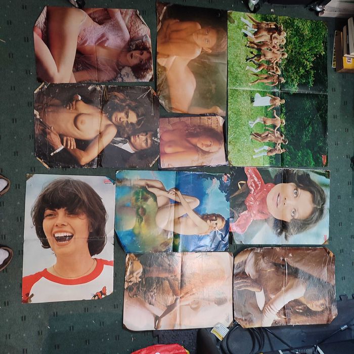 Lote 64 Posters antigos Música/Cinema