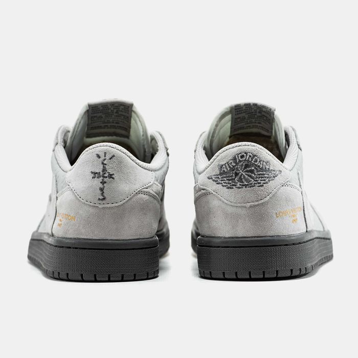 Кросівки Nike Air Jordan 1 Low x Travis Scott x Louis Vuitton premium