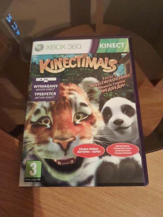 Kinectimals Stan idealny.X box 360