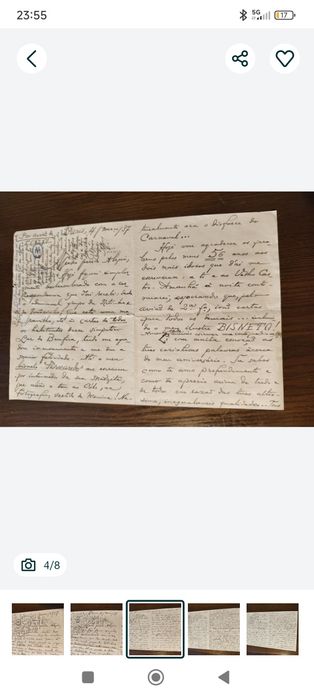 Manuscritos de Amor, 1937 Paris, entre Alzira e Affonso.