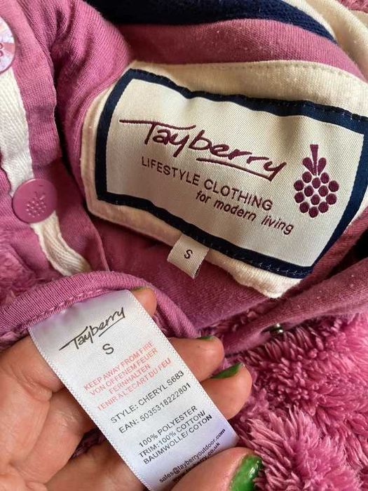 Tayberry wlochata bluza golf cieply roz fiolet teddy s m