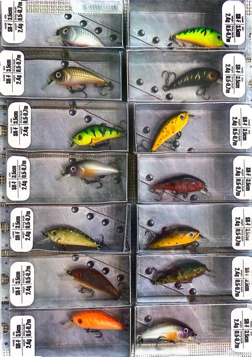 Воблери Asakura S.Hornet SR-F,SR-SP 2,4g i 3,6 g.