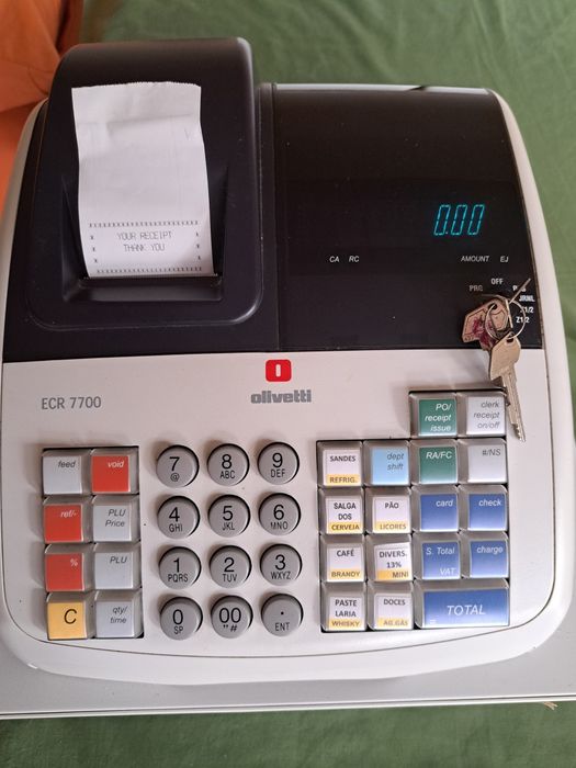 Caixa registadora OLIVETTI  ECR 770