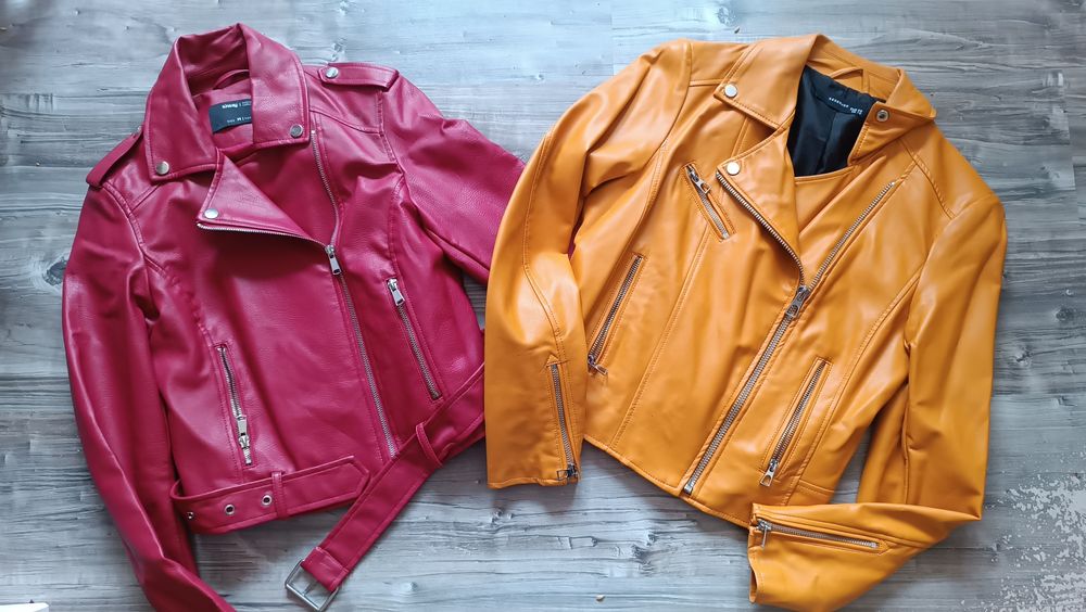 2 x kurtka ramoneska eko skóra M