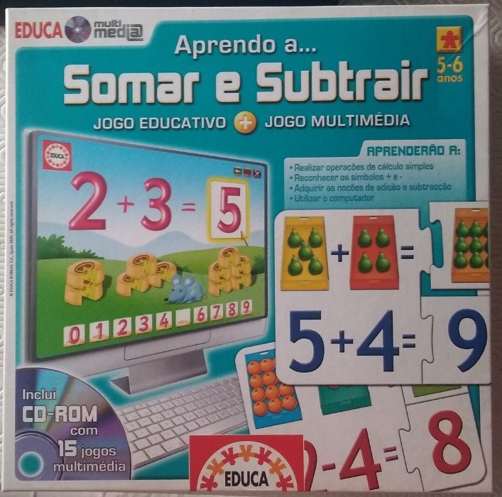 Jogo Somar e Subtrair - Educa Multimédia