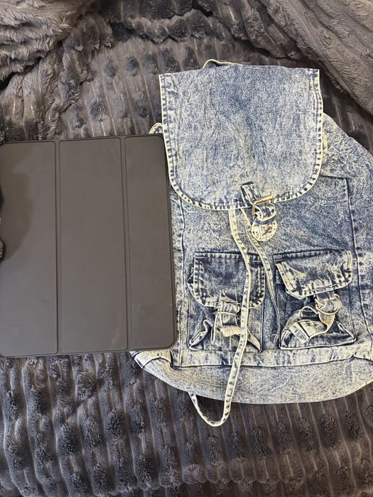 Джинсовий рюкзак.Денім