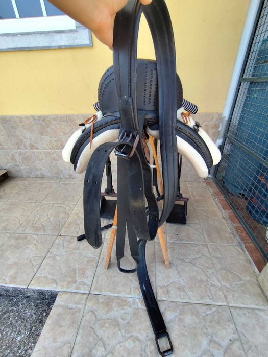 Montura Vaquera / Sela Espanhola Ludomar como Nova