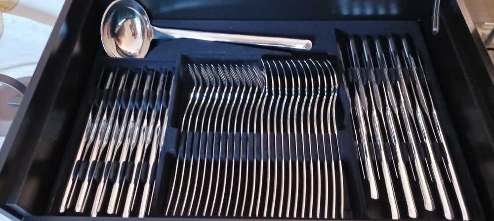 HERDMAR - Stick 130pçs Aço Inoxidável c/ estojo madeira *NOVO*