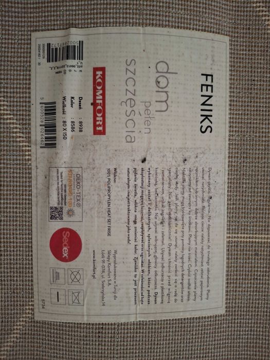 Dywan Geometryczny wzór Feniks