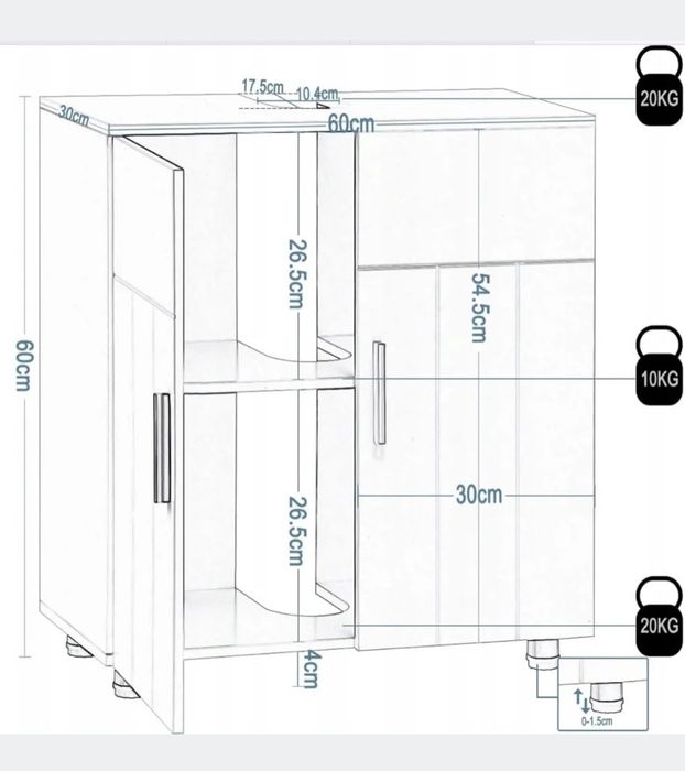 Szafka pod umywalkę Łazienkowa Komoda