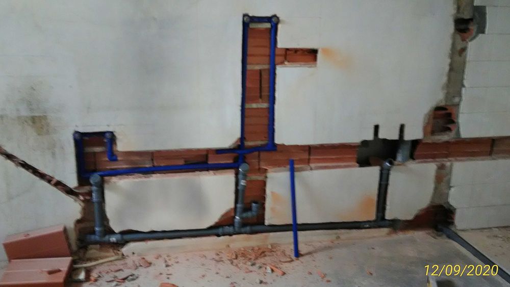 Montagem canos pp-r e esgotos pvc Santarem (arredores)