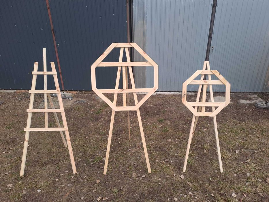 Stelaże sztalugi pod wieńce