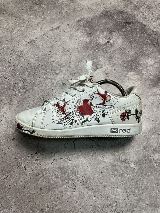 Vintage y2k Ecko Tattoo rap sk8 кросівки