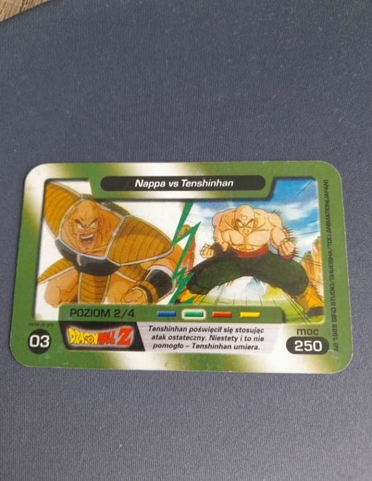 Nappa vs Tenshinhan, Dragon Ball Z Chio/ karta walk nr 03