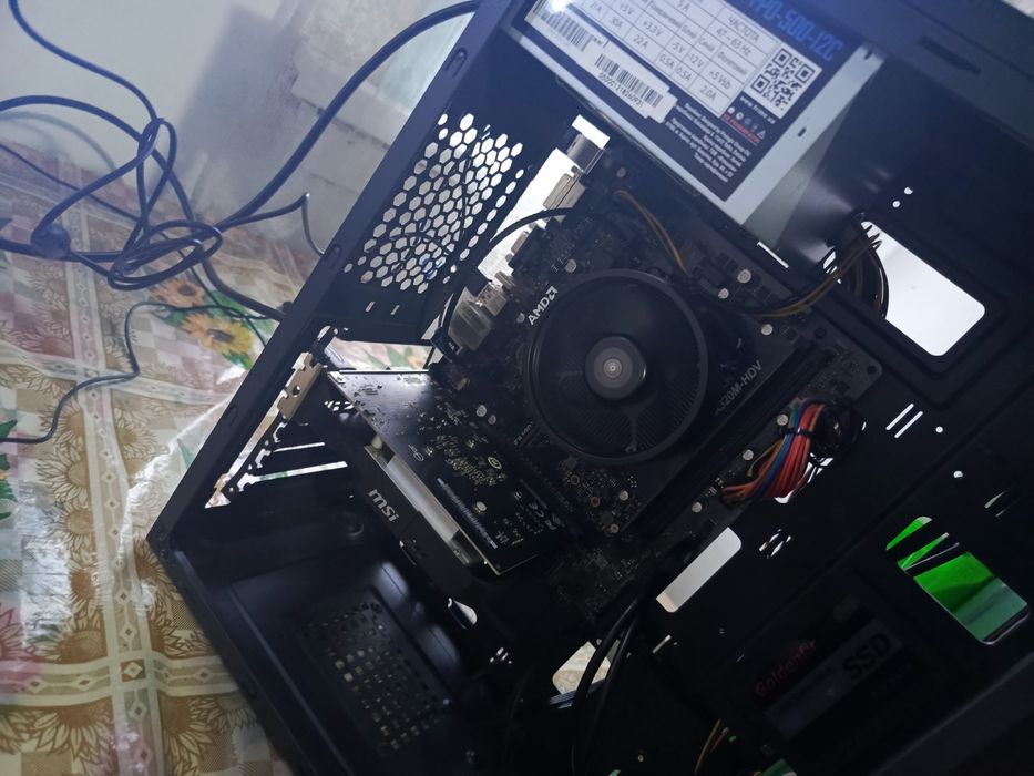 Бюджетный Игровой ПК Ryzen 3 1200 / GT 1030 (GDDR5)/ SSD 128GB / 8GB