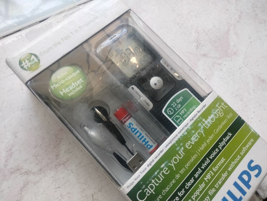 Диктофон Philips. Новий, запечатаний.