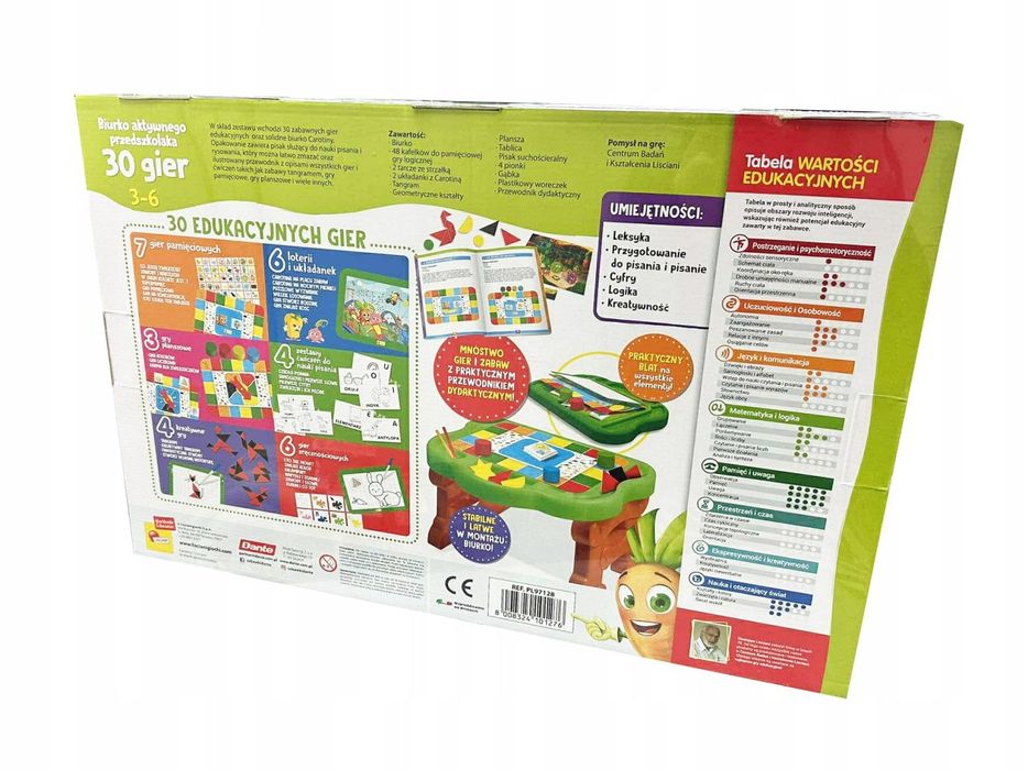 Gra planszowa Lisciani Carotina Biurko z grami edukacyjnymi