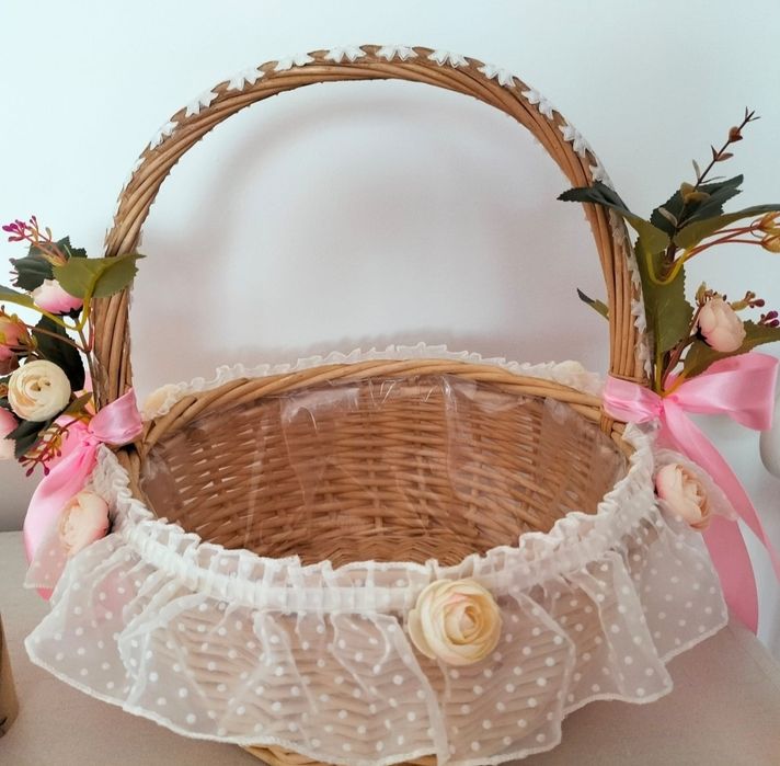 Cesto para lembranças de batizado/ Cesto para lembranças de casamento
