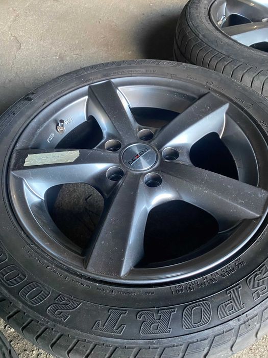 Jantes Dezent+Pneus Dunlop 205/55 R16 TUDO NOVO. CONJUNTO OU SEPARADO.
