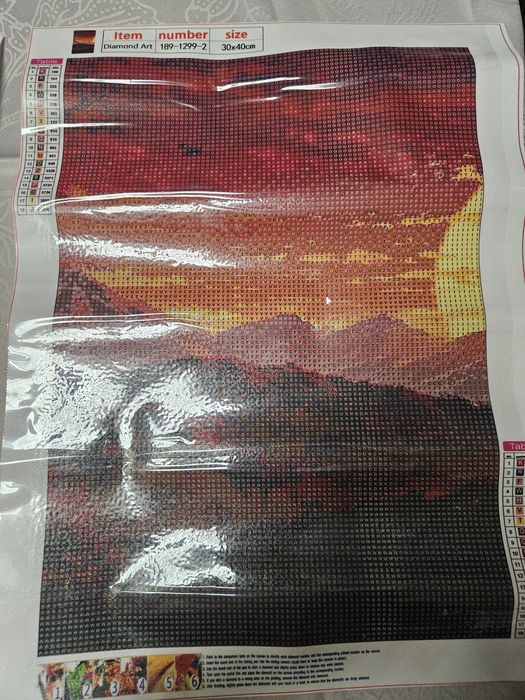 Haft diamentowy 3 szt. tryptyk