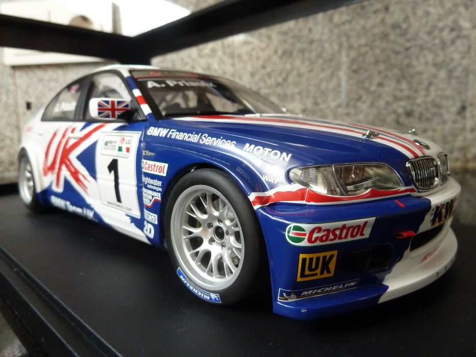 1:18 AutoArt, BMW 320i, UK Team, WTCC 2005, Minichamps