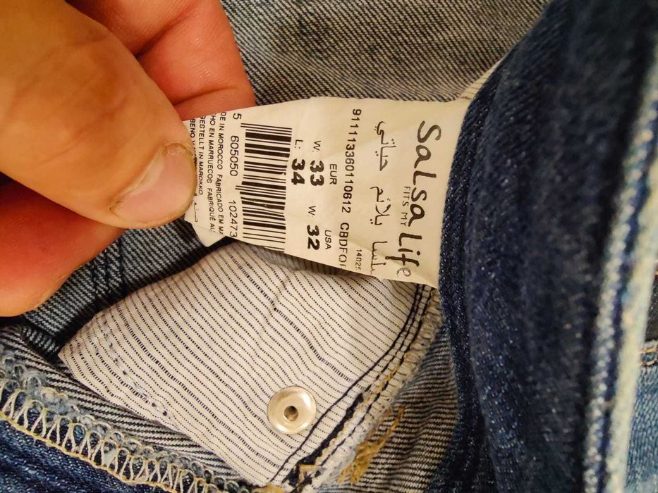 Calças de ganga Salsa tam. 33/42 em excelente estado