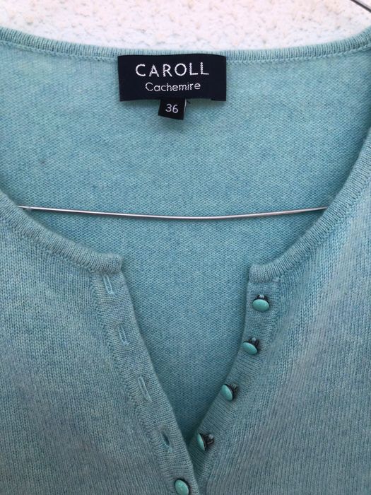 Camisola 100% Caxemira azul Caroll S