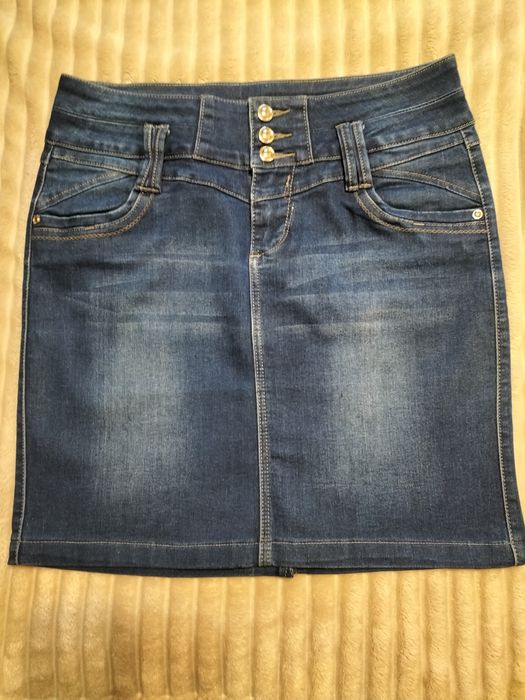 Спідниця джинс синій
