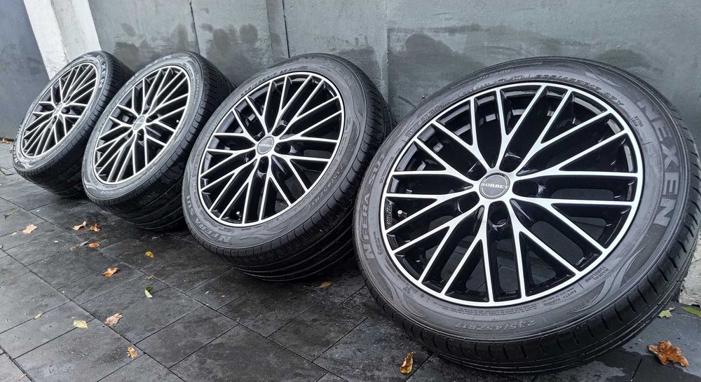 Felgi BORBET BS 17 cali 5x112 VW Audi Seat Skoda Mercedes BMW + opony