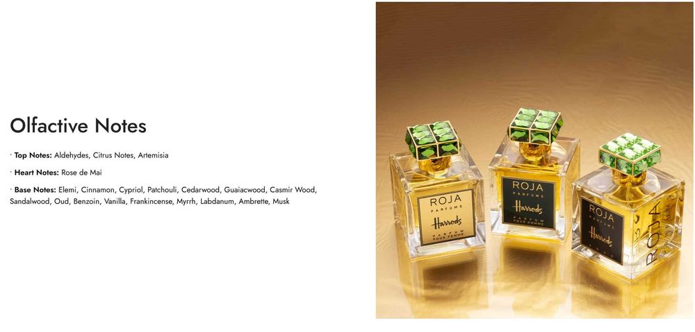 Perfume de luxo: ROJA PERFUMS Harrods Aoud