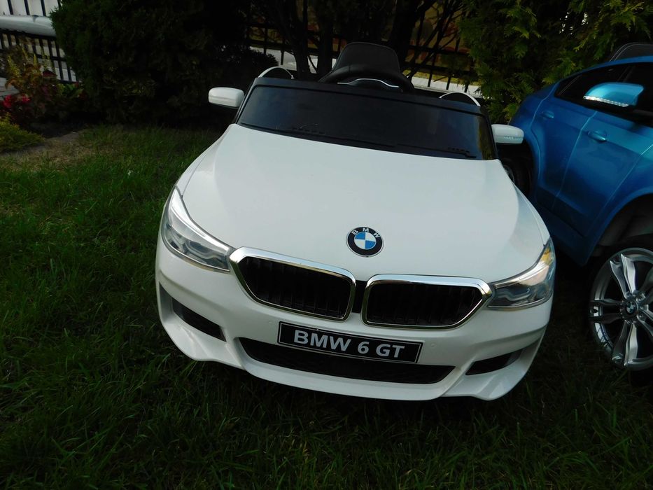 PIEKOSZÓW Samochód na akumulator BMW 6 GT WOLNY START, Koła EVA,