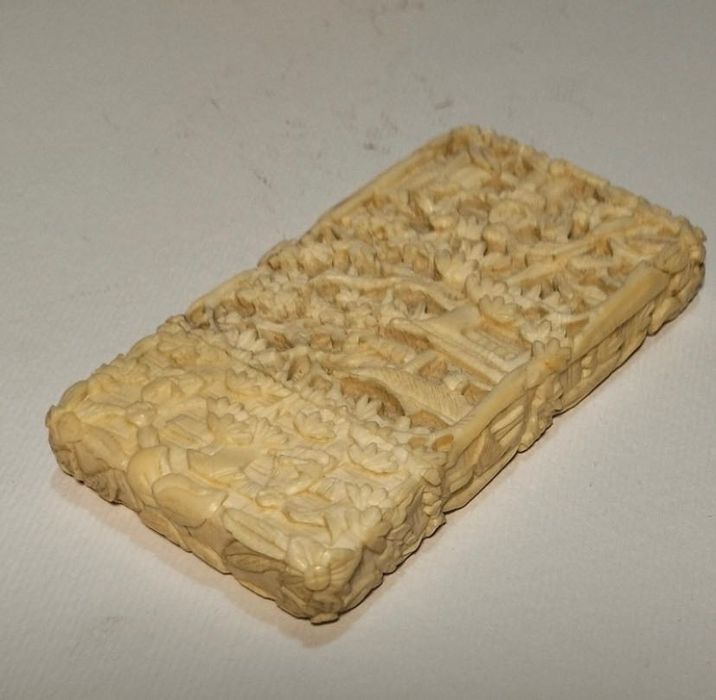 Antiga Cartoneira Chinesa china Cantão Cantonesa. séc. XIX (A3)