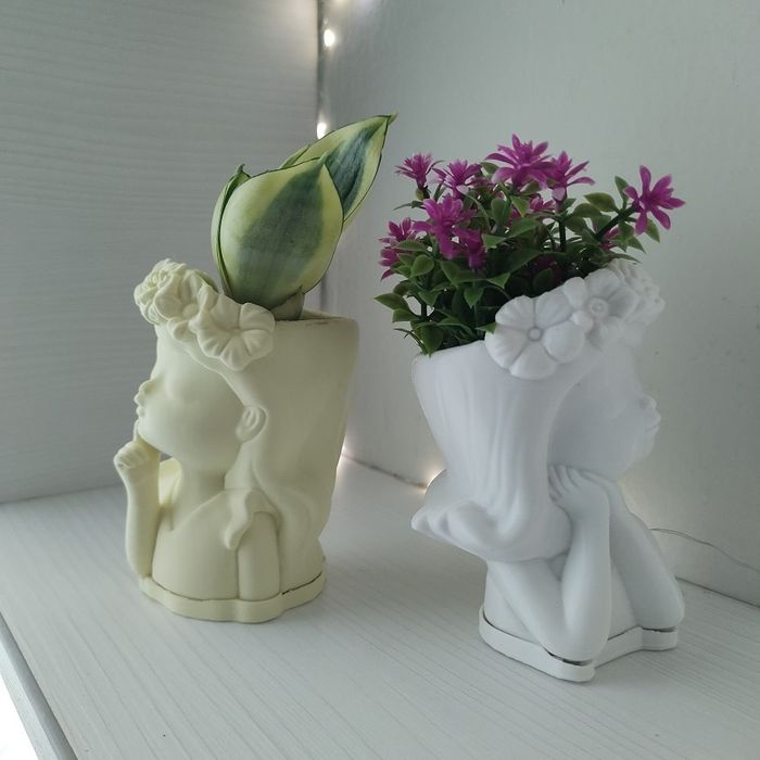 Vaso menina impresso em 3D