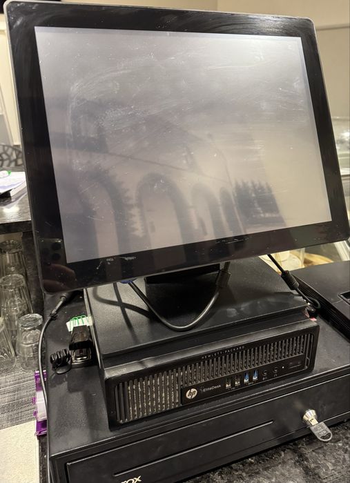 POS + impressora + maquina registadora