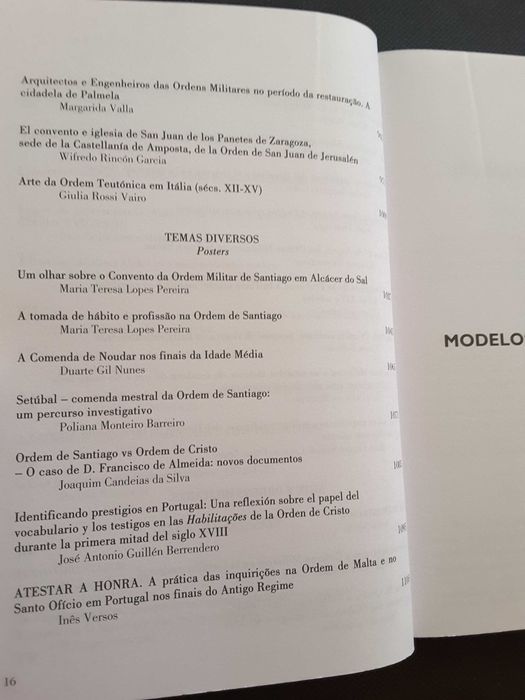 Ordens Militares/ Inf. D. Henrique/ Portugal Pioneiro da Globalização