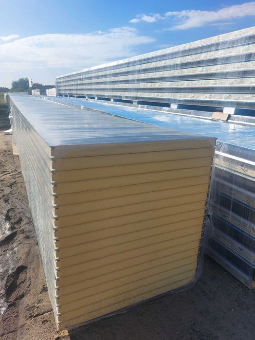 Płyta warstwowa ścienna 80mm RAL 9002