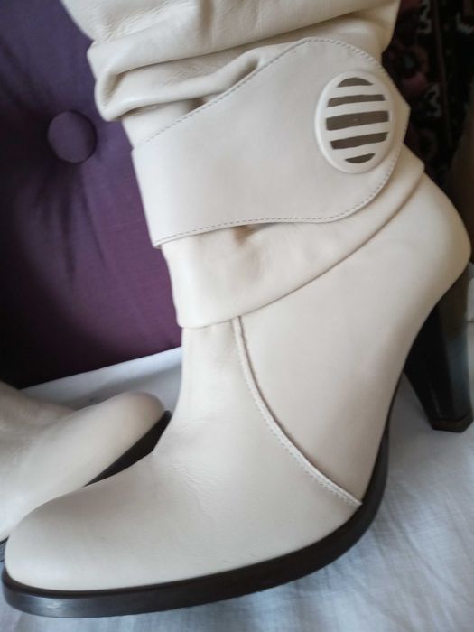 Сапоги  женские кожаные на овчине р  36. Сапоги кожаные  р  40