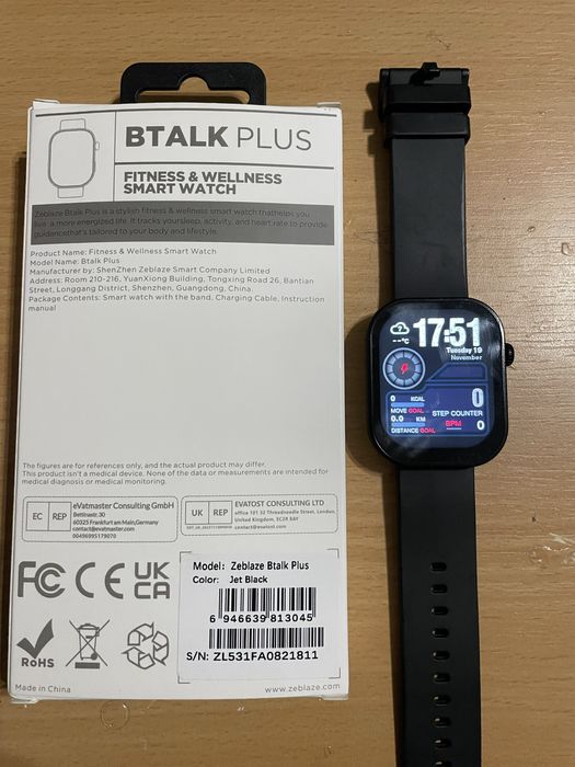 Smartwatch Zeblaze BTalk Plus64286104169602121