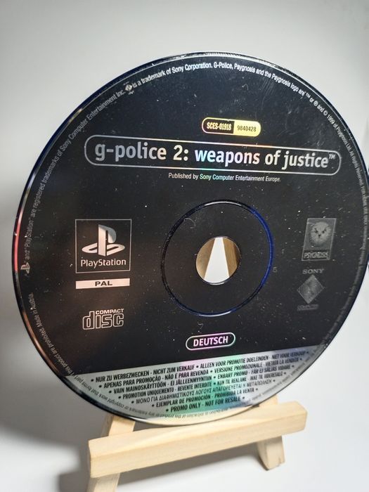 G-Police 2: Weapons of justice Ps1 Psx Wydanie Promo
