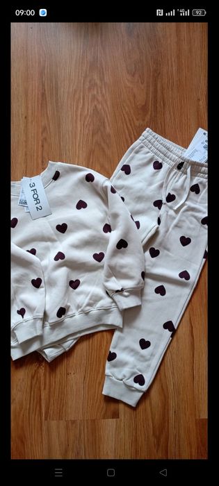 HM Лосіни на флісі, світшот на флісі,спортивний костюм на дівчинку