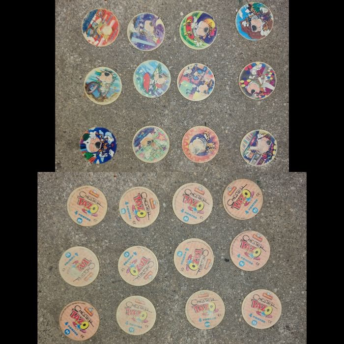 Super tazo Voa tazo Tri tazo Chester tazo Tazo tiny toon World tazo