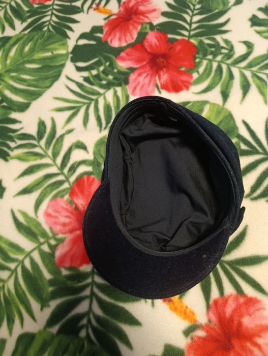 Czapka beret granatowy