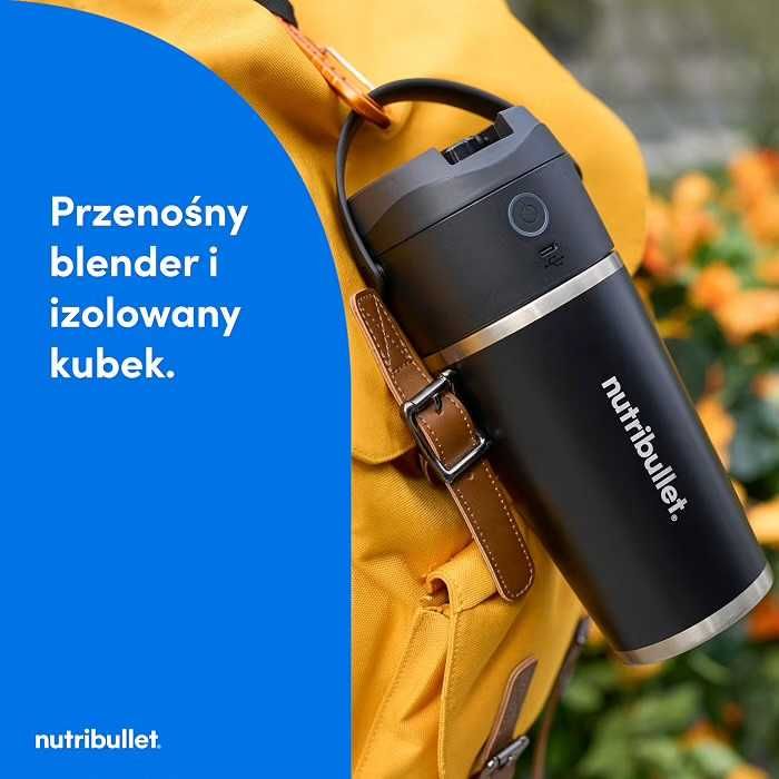 Blender Przenośny Nutribullet Flip NBP016W – Kubek Termiczny 2w1!