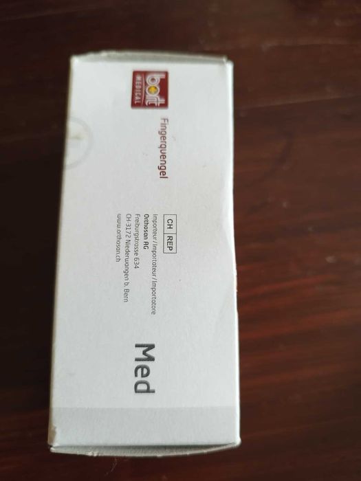 tala dinâmica dedo XS