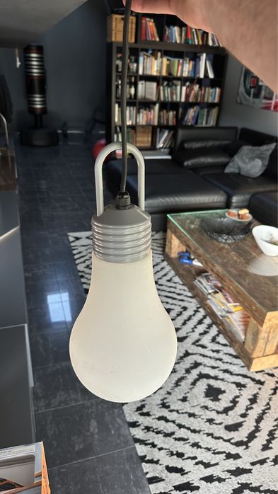 Lampa klosz żarówka designerska (2sztuki)